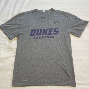 Nike Gray Dukes Lacrosse Men's Tee